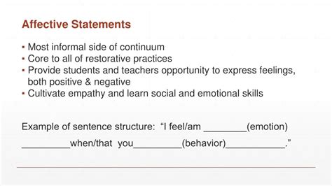 Affective Statements Practice .
